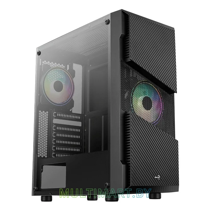 Корпус AeroCool Menace Saturn RGB-G-BK-v1